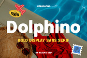 Dolphino Bold Sans Serif Font, a Sans Serif Font by Vadovastd (Thumbnail 1 of 7)