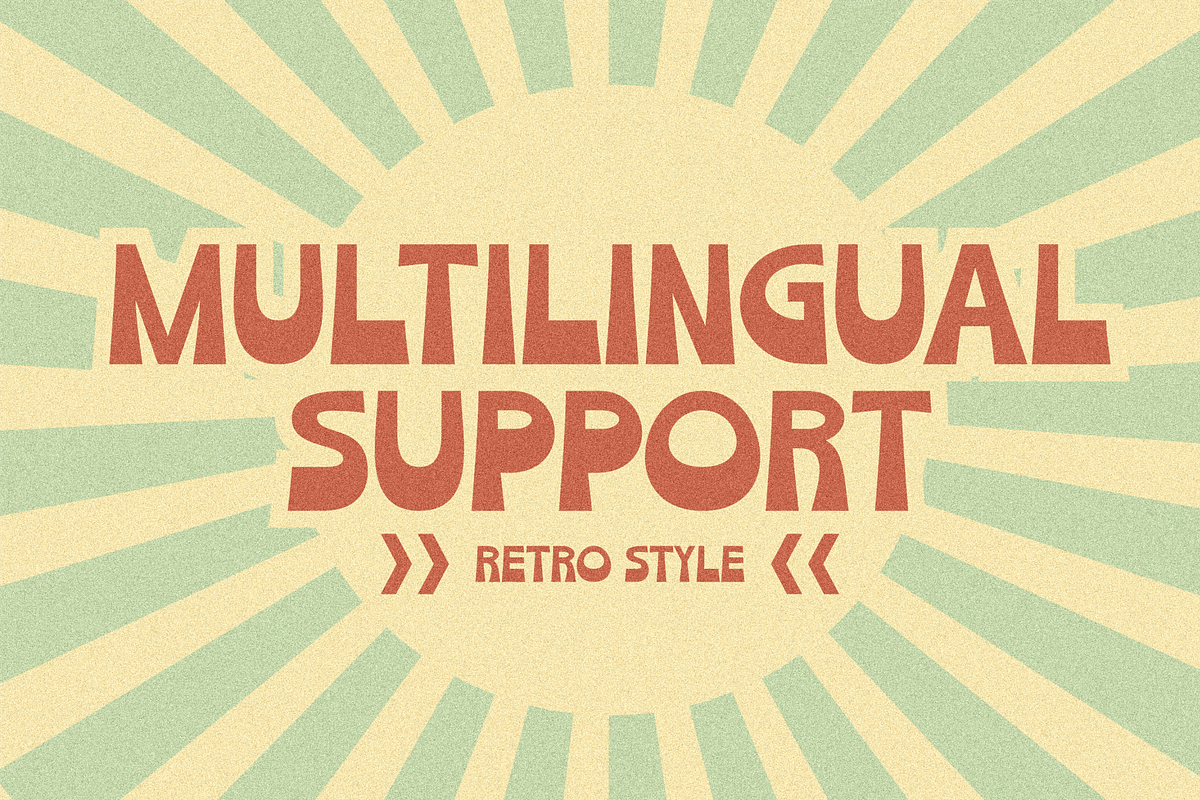 Weisora - Retro Display Font, a Sans Serif Font by MaikoHatta (Photo 7 of 7)
