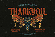 Salt Black Combat Blackletter Font, a Blackletter Font by alit design (Thumbnail 17 of 17)