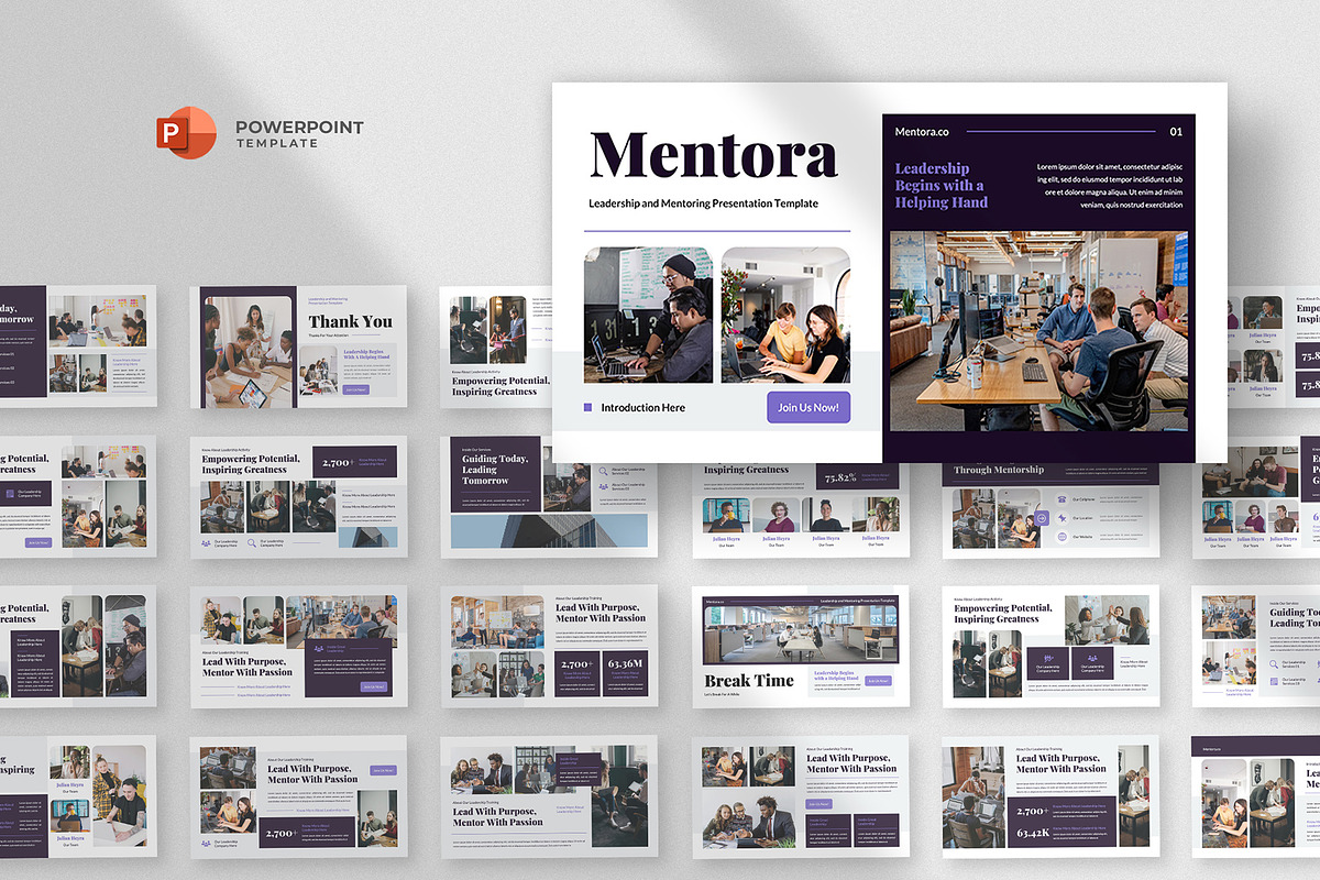 Leadership Training Powerpoint, a Presentation Template by fluffstudio (Photo 1 of 4)