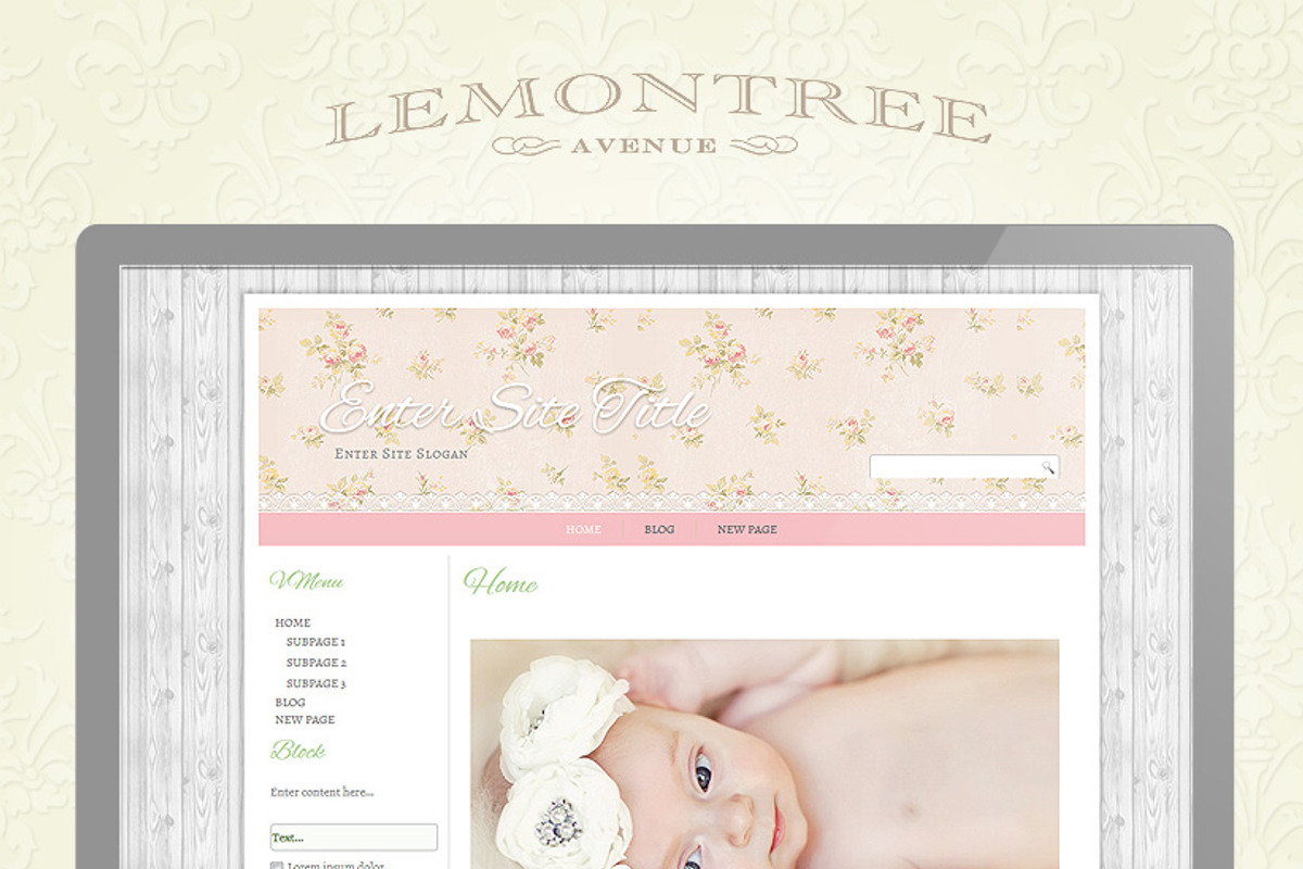 Floreise Manor (Tiny Roses), a WordPress Template by Creative Cottage & Co.