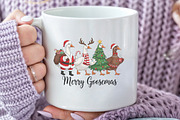 Funny Christmas Goose PNG, an Illustration by Black Bird Studio (Thumbnail 3 of 4)