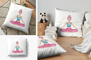 Watercolor Yoga Set, a Healthcare Illustration by Tabiti (Thumbnail 26 of 30)