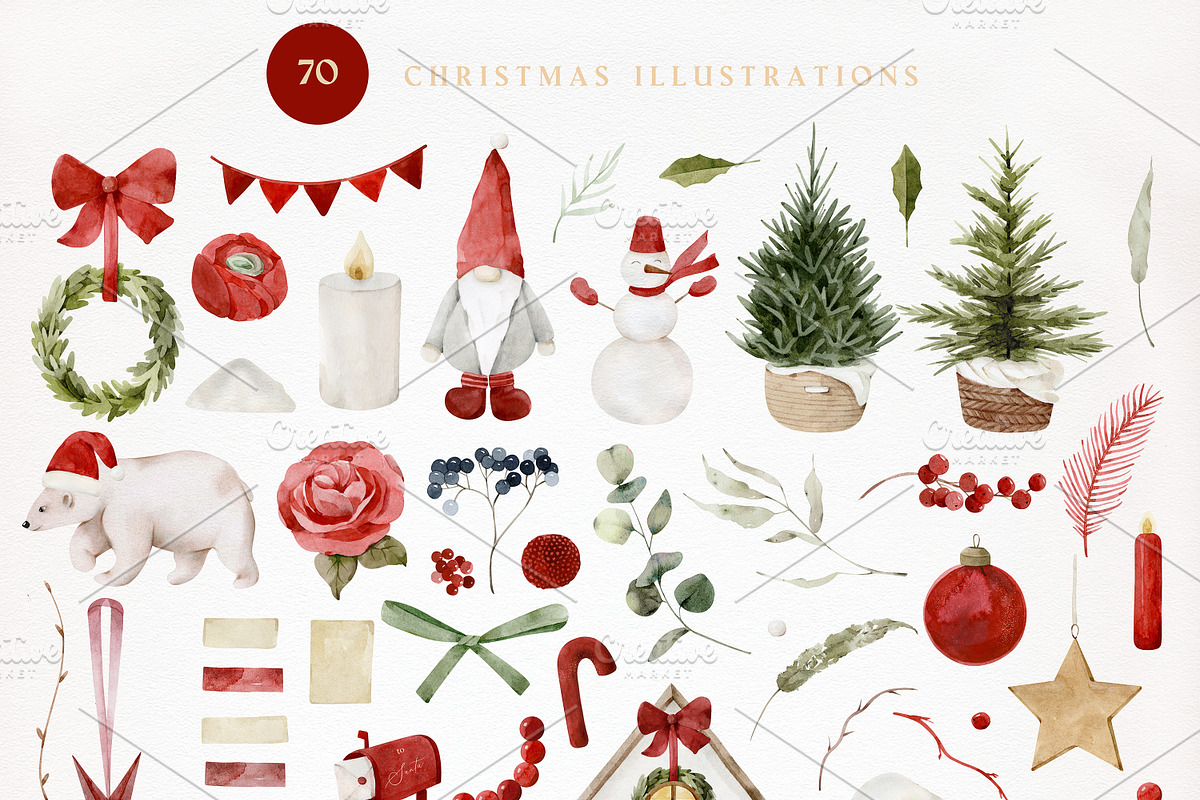 Scandi Christmas, an Illustration by nathalieclaire (Photo 3 of 11)