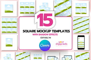 Canva Social Media Mockup Templates