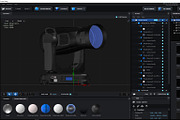 Stage Lighting Collection-14 PCS, an Object 3D Model by akerStudio (Thumbnail 256 of 309)