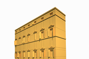 Building Facade 179 Low Poly