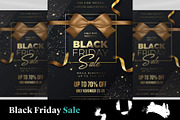 Black Friday Sale Flyer, a Flyer Template by MadridNYC (Thumbnail 1 of 4)