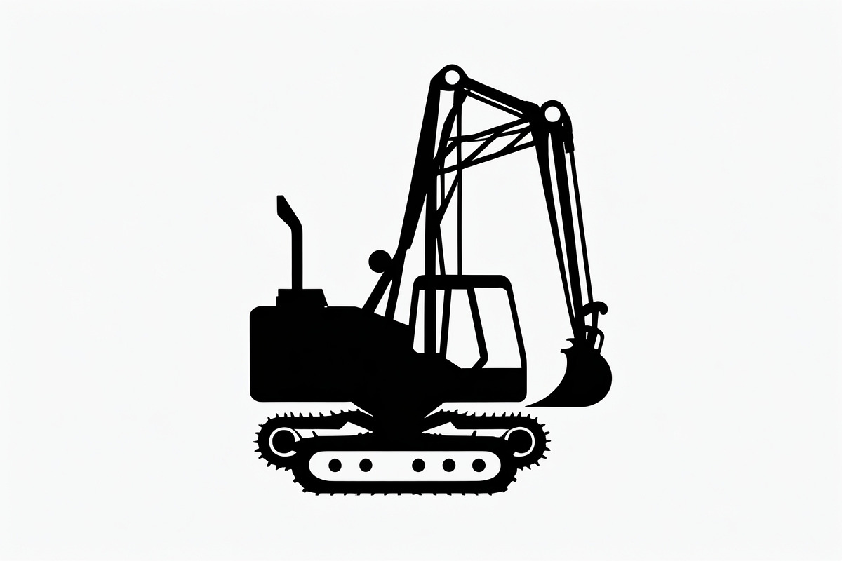 Heavy Equipment Silhouette Bundle, an Illustration by jahid234 (Photo 4 of 7)