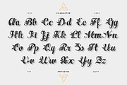 Antusias Script Font, a Script Font by infernostudio3 (Thumbnail 8 of 10)