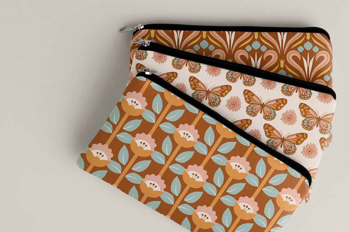Marigold & Ginger 70s Patterns, a Pattern Graphic by Wild Twig Co (Photo 7 of 7)