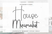 House Minimalist, a Handwritten Font by FreshTypeINK (Thumbnail 1 of 8)