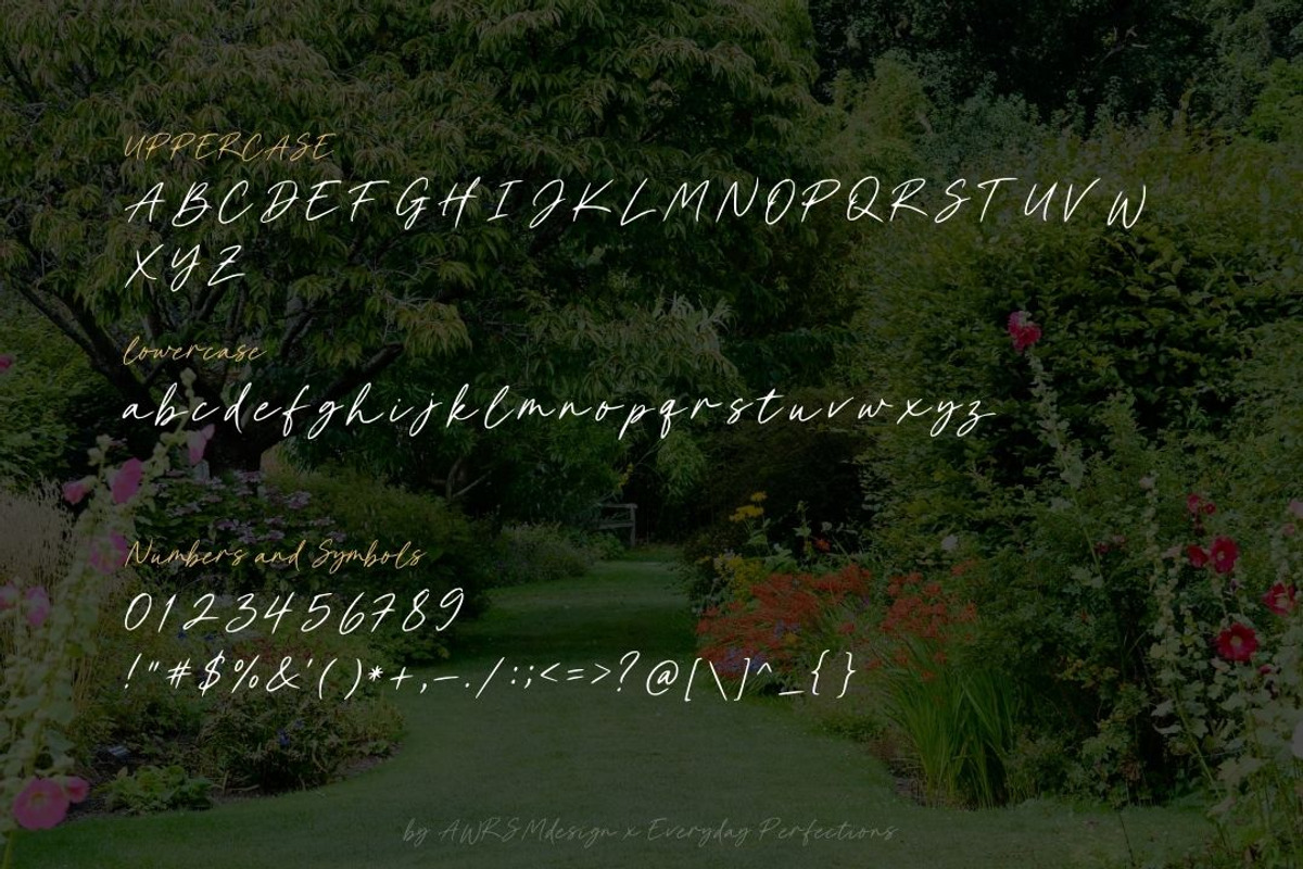 Melluvo | A Script Handwriting Font, a Script Font by Everyday Perfection (Photo 2 of 5)