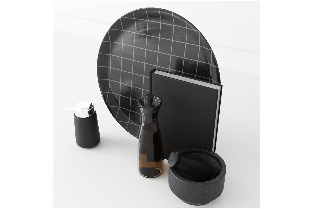 Kitchen Ethan Accessories, a Furniture 3D Model by 3DCargo (Photo 3 of 8)