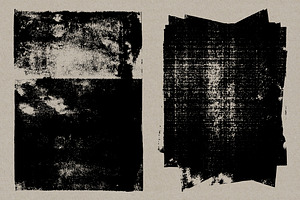 Dry Ink Textures - Vector & PNG