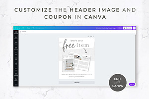 Canva & Klaviyo Template Freebie