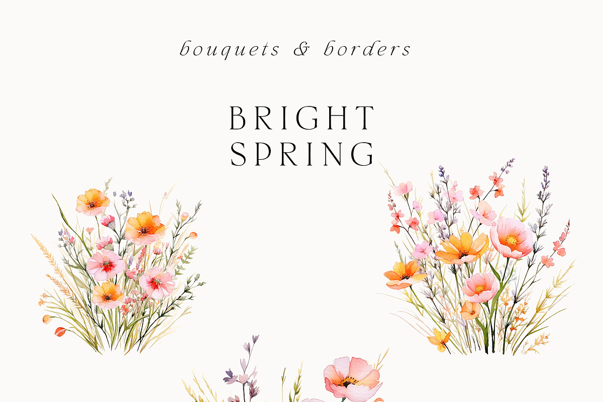 Watercolor Floral Bundle (45 in 1), a Decorative Illustration by Lana Elanor (Photo 48 of 180)