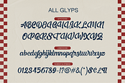 Bernfuls Script Font, a Font by Typetemp Studio (Thumbnail 9 of 9)