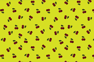 9 Seamless Cherry Pattern Swatches