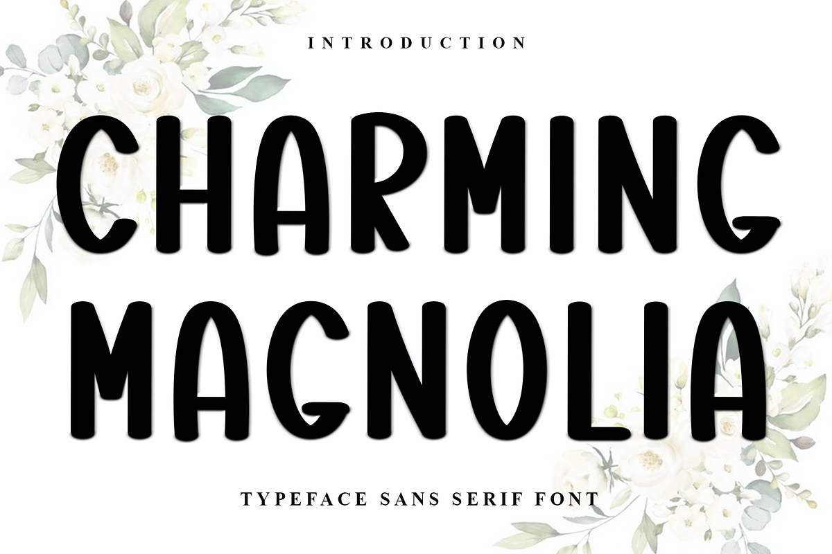 Charming Magnolia, a Serif Font by FreshTypeINK (Photo 1 of 7)
