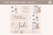 Editable ETSY shop branding kit, a Branding & Logo Template by Chakraborty Design (Thumbnail 5 of 9)