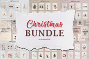 Christmas Winter BUNDLE, a Decorative Illustration by Hanazumi (Thumbnail 1 of 20)
