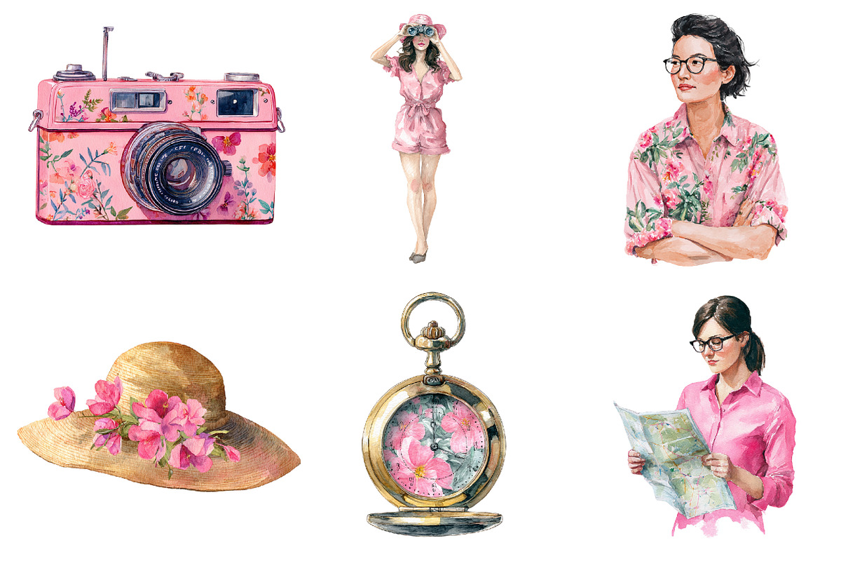Watercolor Holiday Clipart Bundle, an Illustration by Design Market (Photo 3 of 3)