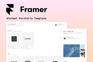 Resumini Framer Template, a Websites & App Template by Flingor