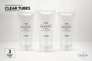 Clear Cosmetic Tube Mockups, a Packaging Mockup by INCDesign (Thumbnail 4 of 9)