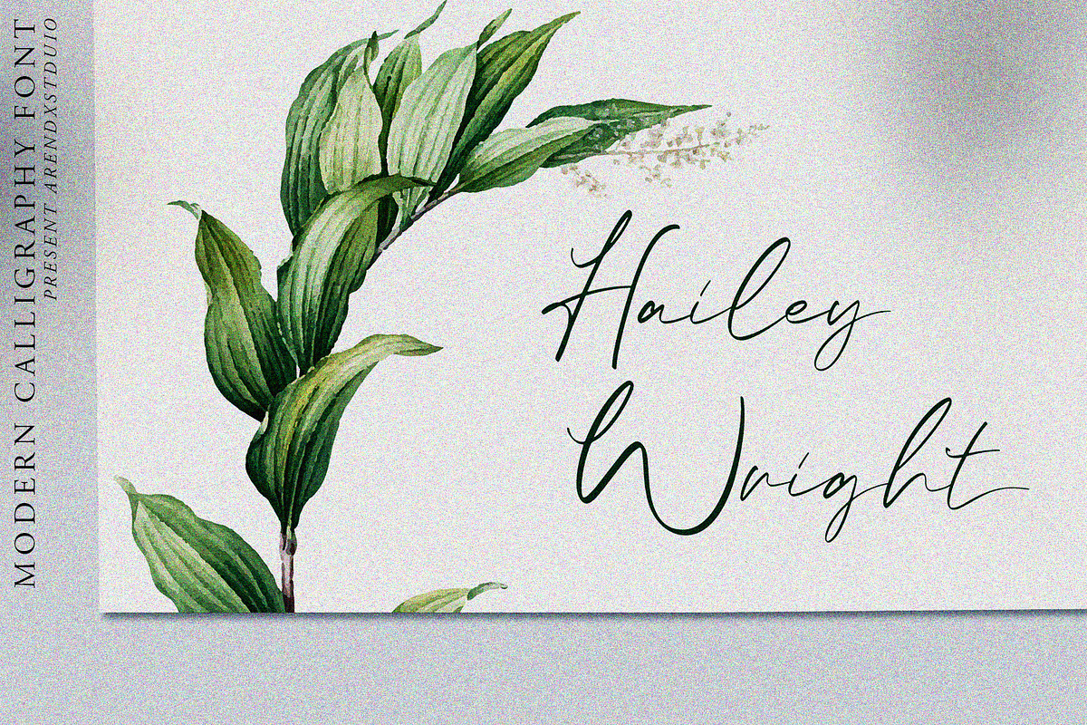 Ending Scene - Calligraphy Font preview 4