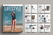 Lifestyle Magazine Template Design, a Magazine Template by TemplatesForest (Thumbnail 1 of 2)