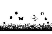 Floral Grass Border Silhouette Bundl, an Illustration by Amazin_art (Thumbnail 26 of 51)