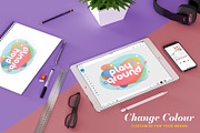 Creator's Setup Mockup, a Books & Magazine Mockup by illustrated (Thumbnail 3 of 9)