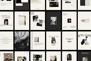 Olive Canva Instagram Post Templates, a Social Media Template by Mia Branding Studio (Thumbnail 1 of 4)