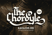 The Chordyle | Blackletter Font, a Blackletter Font by Denustudios (Thumbnail 1 of 12)