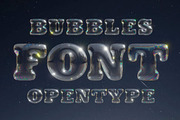 Bubbles Font, a Symbol Font by Handmadefont (Thumbnail 1 of 9)