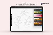 Procreate Watercolor Brushes Kit, a Brush Add-On by Kaya Fonts (Thumbnail 13 of 15)