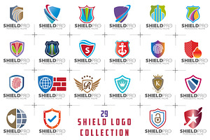 SALE! 29 Shield Logo Collection, a Branding & Logo Template by essegraphic