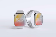 Smart Watch Mockup, a Wearable Device Mockup by xavier_studio (Thumbnail 5 of 5)