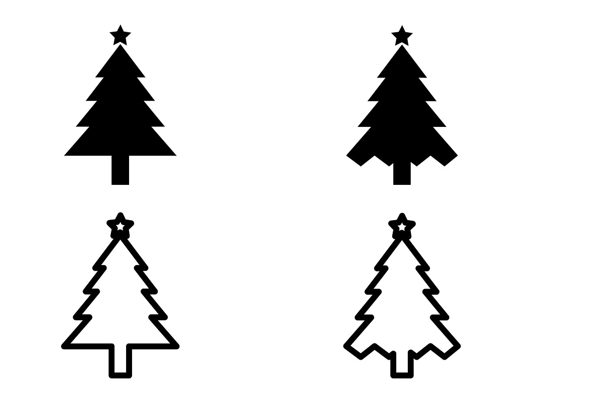 Christmas tree icon, a Duotone Icon by RAHMAT (Photo 3 of 4)