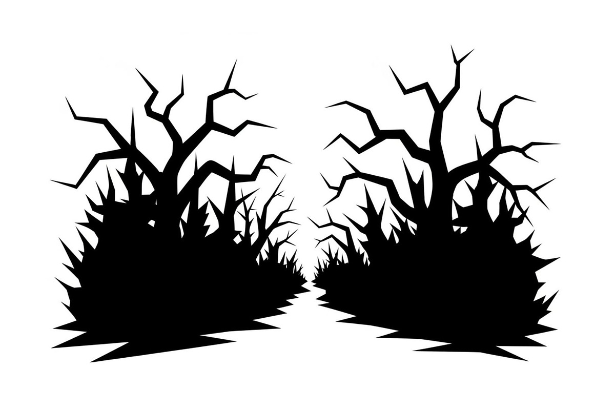 Dark Halloween Forest Design, a Graphic by BIPLOB EXPERT (Photo 4 of 13)