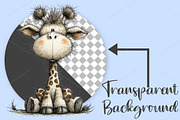 Watercolor Safari Jungle Animals PNG, a Seasonal Illustration by Canvas Craft (Thumbnail 2 of 10)