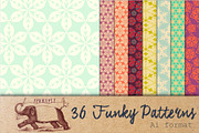 36 Funky Patterns, a Pattern Graphic by Anny Cecilia Walter (Thumbnail 1 of 3)