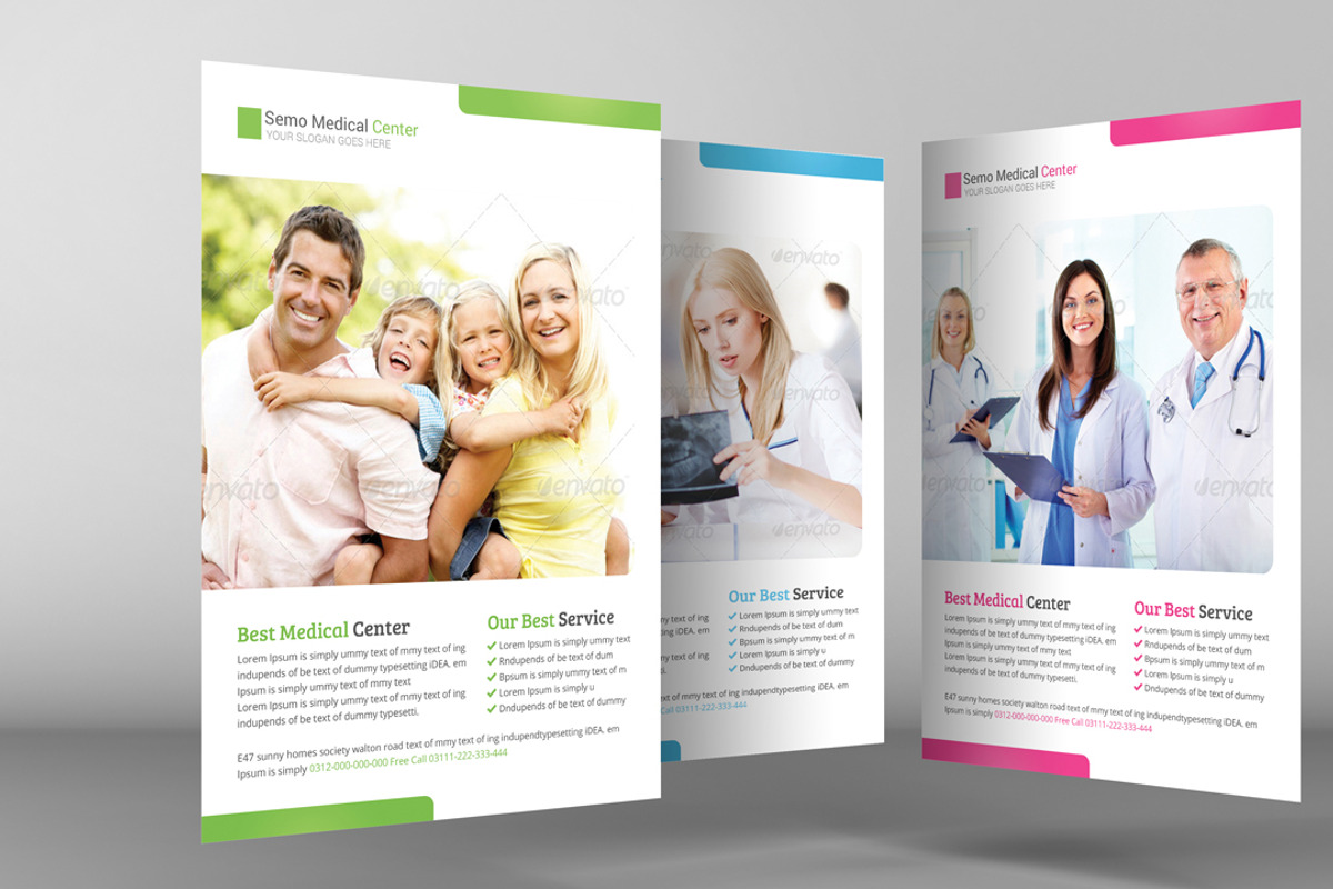 Health Care Flyers, a Flyer Template by graphicforest (Photo 3 of 3)