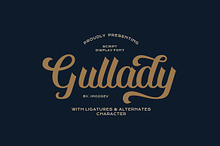 Gullady - Vintage Script Typeface