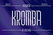 Kromba, a Sans Serif Font by lelevien (Thumbnail 6 of 6)