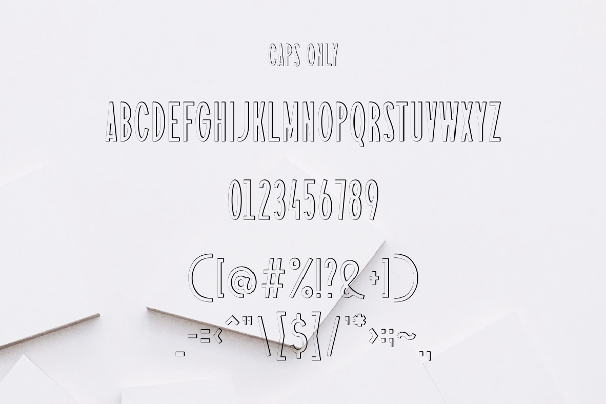 Parkoseum 2 Style Font, a Sans Serif Font by Monoletter Studio (Photo 3 of 5)