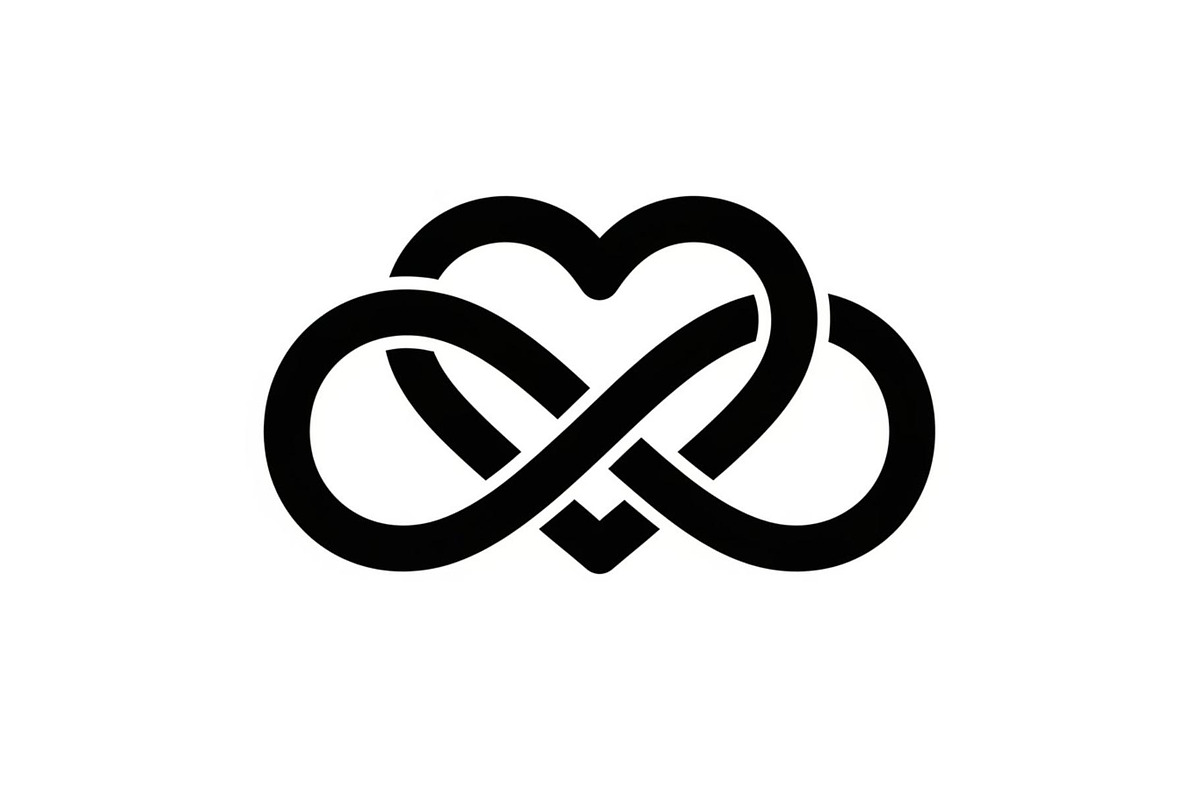 50 Infinity Heart Symbol Vector Bund, an Illustration by abu67222 (Photo 50 of 55)