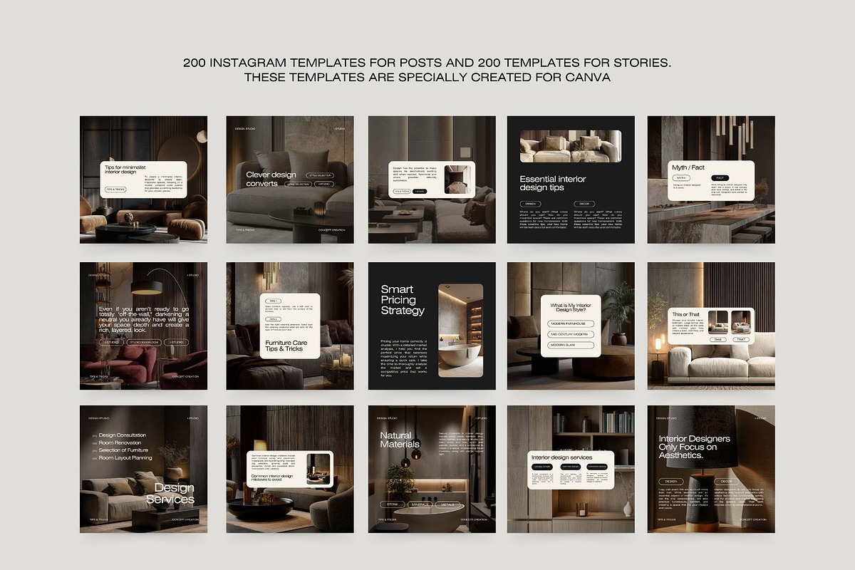 Interior Design Instagram Bundle III, a Social Media Template by Instprofi | Studio Estimo (Photo 48 of 49)