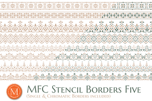 MFC Stencil Borders Five